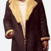 Superfly Youngblood Priest Leather Trench Coat Front Image