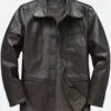 The Dig Stuart Piggott Leather Jacket Front Image