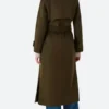 The Jetty Ember Trench Coat Back Image