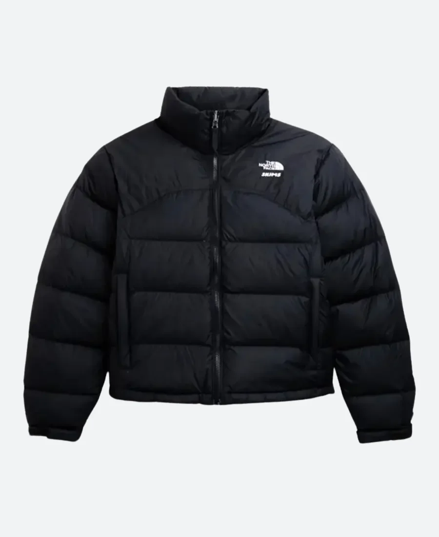 The North Face X Skims Puffer Jacket Black Front Image