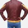 The Once and Future Flash Leather Jacket Back Image