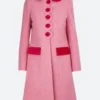 The Today Show 2025 Jenna Bush Hager Pink Scallop Coat