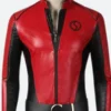 The Umbrella Academy S03 Ben Hargreeves Leather Jacket Front Image