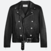 The Voice S27 John Legend Biker Leather Jacket Front Image