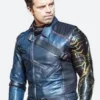 Thunderbolts Bucky Barnes Leather Jacket Close Image