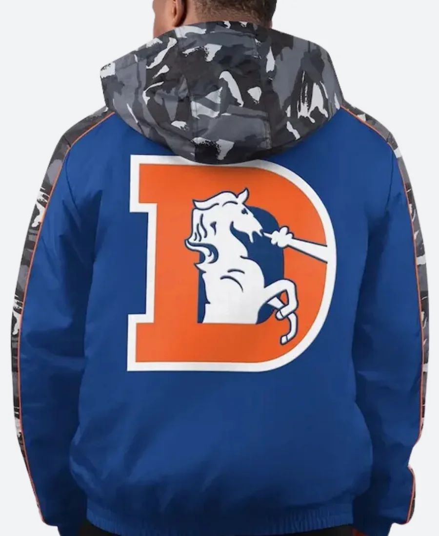 Thursday Night Gridiron Denver Broncos Hooded Jacket Back Image