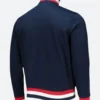 USA Olympic Blue Track Jacket Back Image