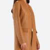 Virgin River S06 Melinda Monroe Leather Trench Coat Side Imagr