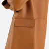 Virgin River S06 Melinda Monroe Leather Trench Coat Zoom Image