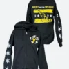 WWE CM Punk GTS Zipper Hoodie Front & Back Image