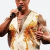 WWE The Rock NXT New Years Evil Vest Close Image