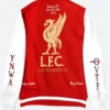 YNWA X Liverpool FC Varsity Jacket Back Image