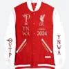 YNWA X Liverpool FC Varsity Jacket Front Image