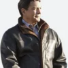 Yellowstone Thomas Rainwater Leather Jacket Aactor & Character Image