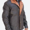 Yellowstone Thomas Rainwater Leather Jacket Side Image