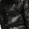 Amiri Shiny Hooded Puffer Jacket Back Zoom Image