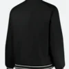 Chicago Bulls Poly Twill Varsity Jacket Back Image