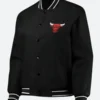 Chicago Bulls Poly Twill Varsity Jacket Front Image