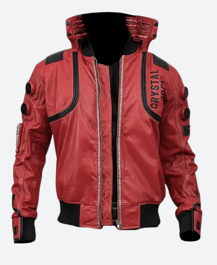 Cyberpunk 2077 Akira Kaneda Leather Jacket Front Image