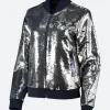 Dallas Cowboys Sequin Jacket Silver Front Image