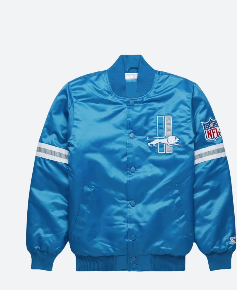 Detroit Lions Letterman Varsity Jacket