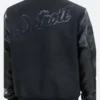 Detroit Tigers Letterman Varsity Jacket Back Image