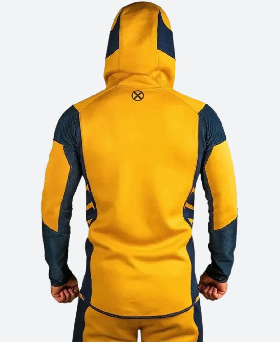 Hugh Jackman Wolverine Hoodie Back Image