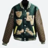 LV Green and Brown Jacket