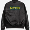 NYPD Leather Bomber Jacket