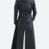 Resident Evil 5 Albert Wesker Leather Trench Coat Back Image