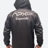 APX GP F1 Brad Pitt Black Hoodie back Image