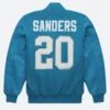 Barry Sanders Letterman Varsity Jacket Back Image