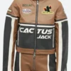 Cactus Jack Leather Jacket Full Image