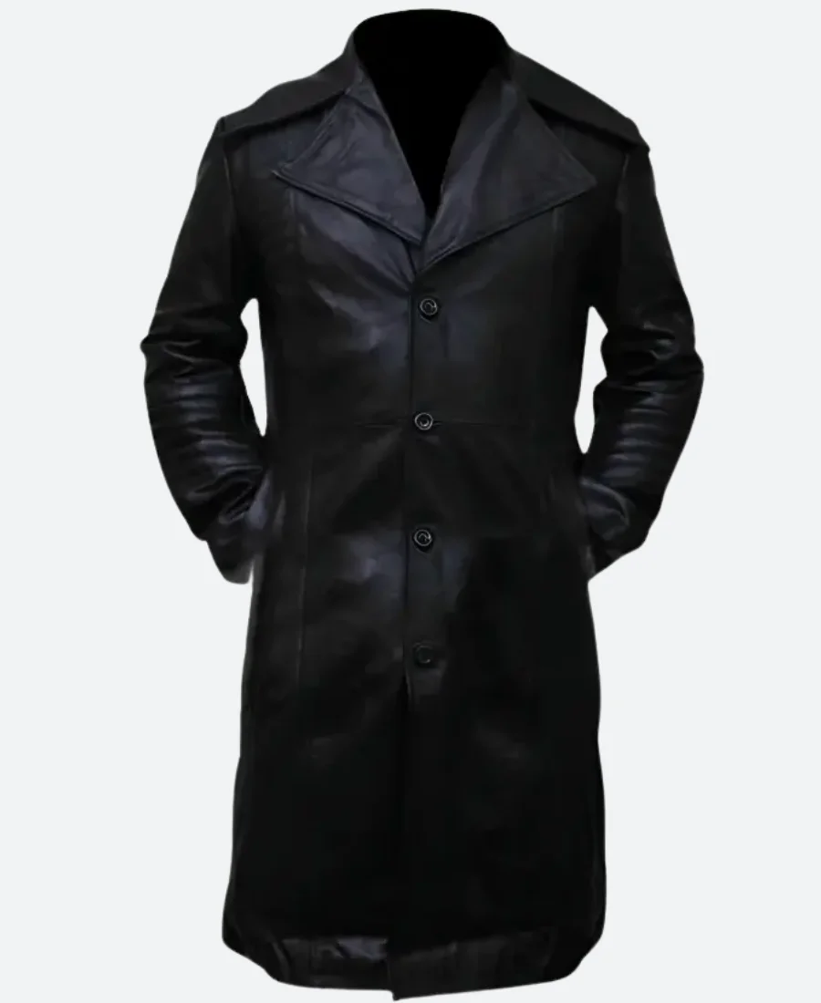 Carlito’s Way Carlito Brigante Trench Leather Coat Front Image