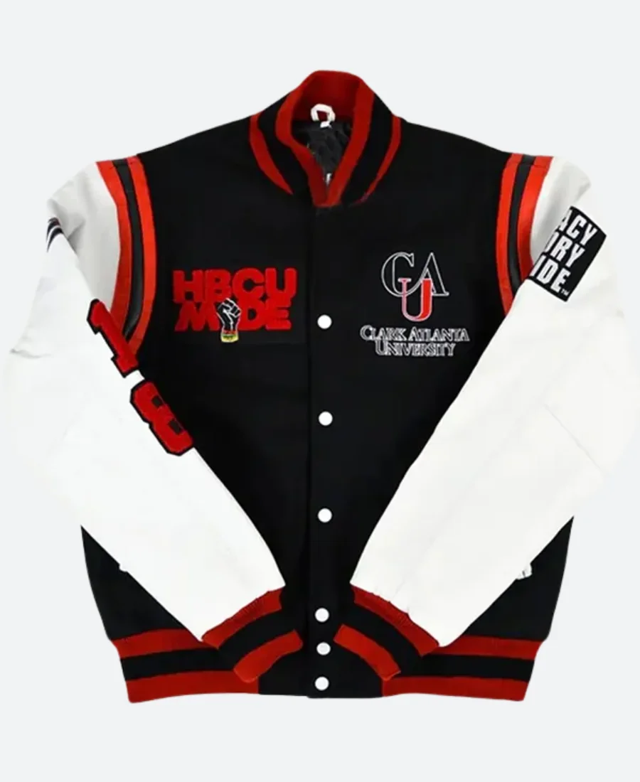 Clark Atlanta University Varsity Jacket Front Image