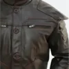 Cyberpunk 2077 Samurai Wolf Leather Jacket Front Zoom Image