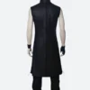 Devil May Cry Leather Trench Coat Back Image