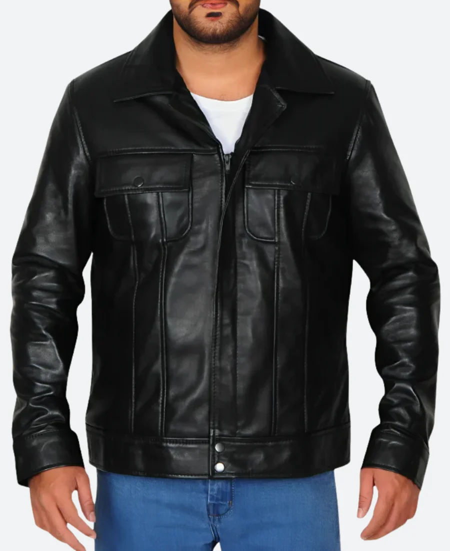 Elvis Presley 2022 Elvis Leather JacketFront Image