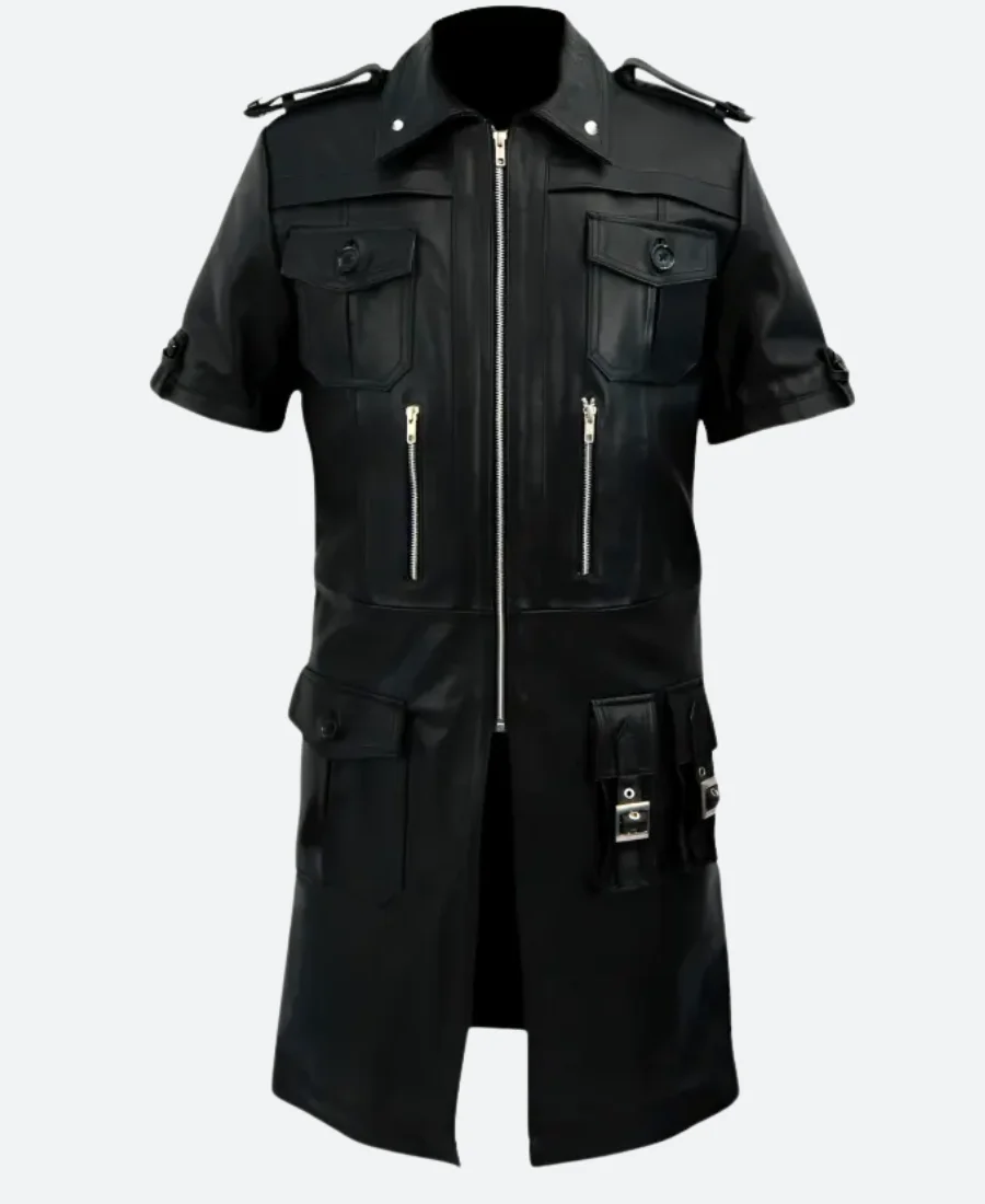 Final Fantasy 15 XV Noctis Lucis Leather Coat Front Image