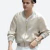 Harry Style Metallic Bomber Jacket Actor Image