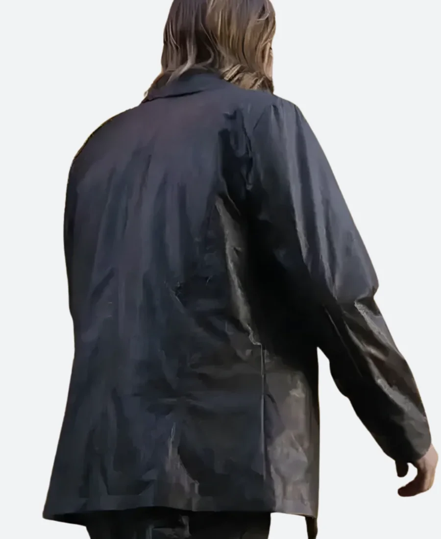 Hit Man Jasper Leather Jacket Back Image