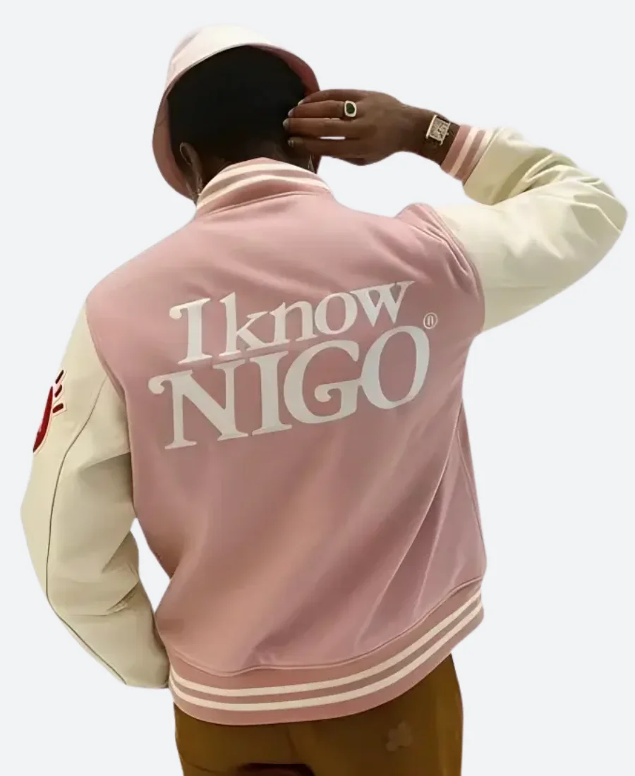 Human Made X I Know Nigo Letterman Varsity Jacket Back Image