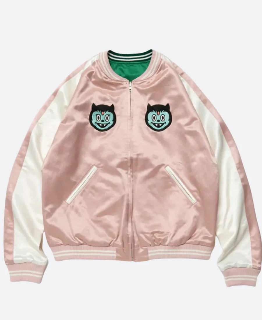 Human Made X Lil Uzi Vert Jacket Front Pink Image