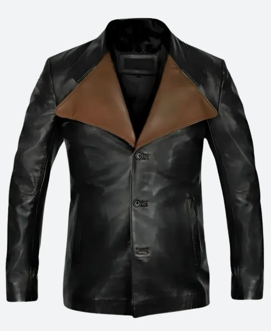 Jim Morrison The Doors Leather Jacket Front Image