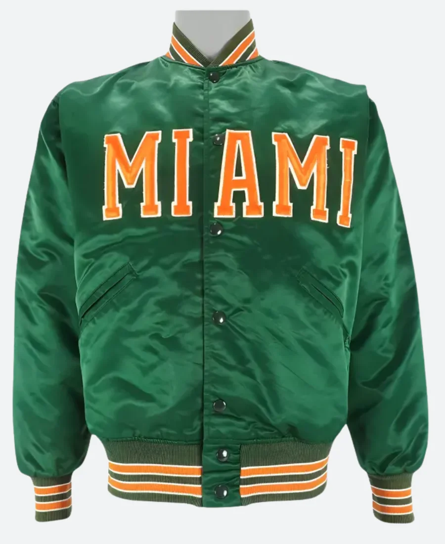 Miami Hurricanes Letterman Varsity jacket