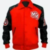 Michael Jackson X Mickey Mouse Varsity Jacket Front Image