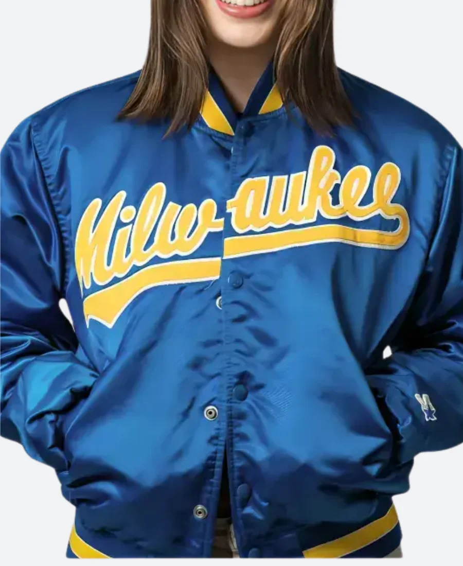 Milwaukee Brewers Letterman Varsity Jacket