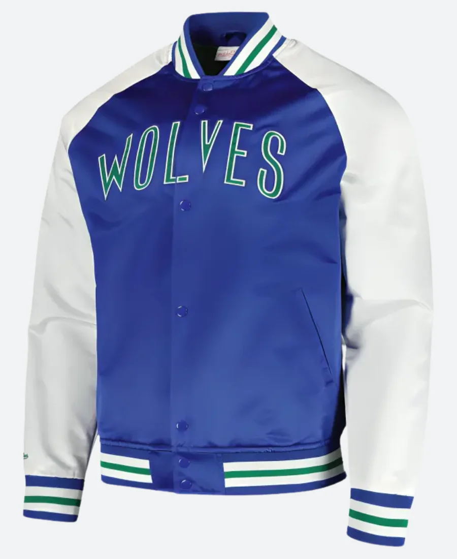 Minnesota Timberwolves Varsity Jacket Front Image