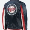 Minnesota Twins Letterman Varsity Jacket Back Image