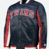 Minnesota Twins Letterman Varsity Jacket Front Image